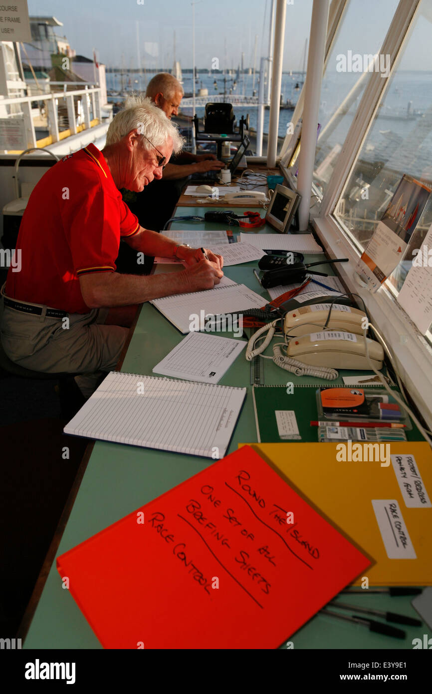 J P Morgan Round the Island Rennen 2014, Stockfoto