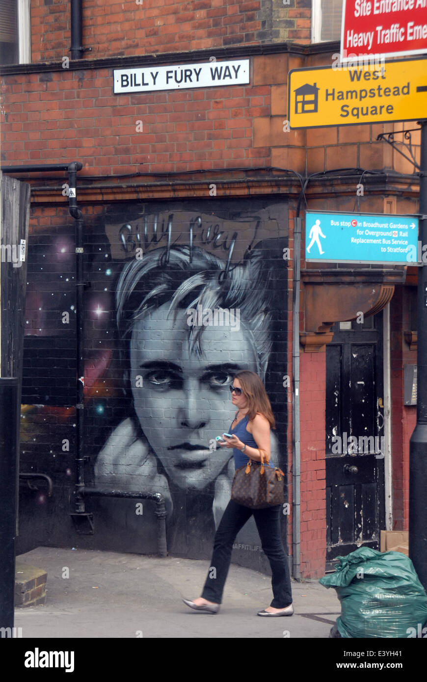 Billy Fury Weg Camden Stockfoto