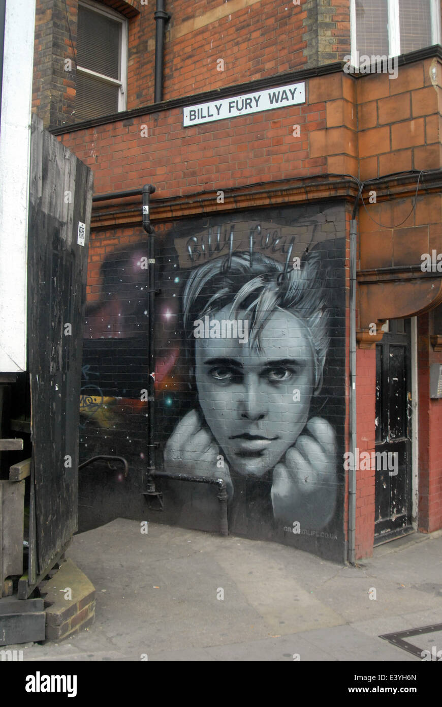 Billy Fury Weg Camden Stockfoto