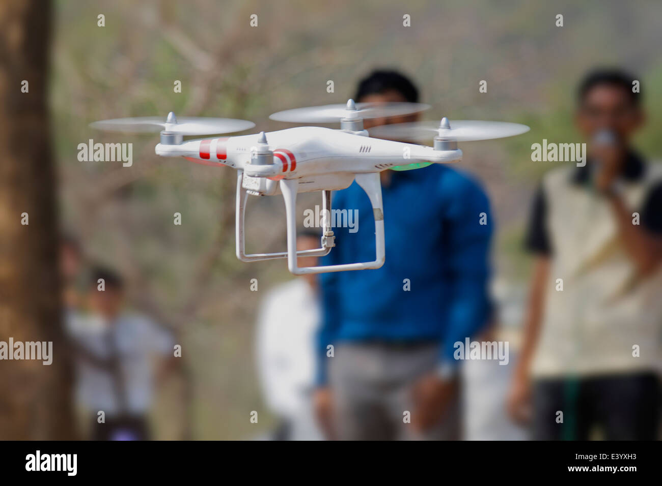 Drohne Hubschrauber Stockfoto