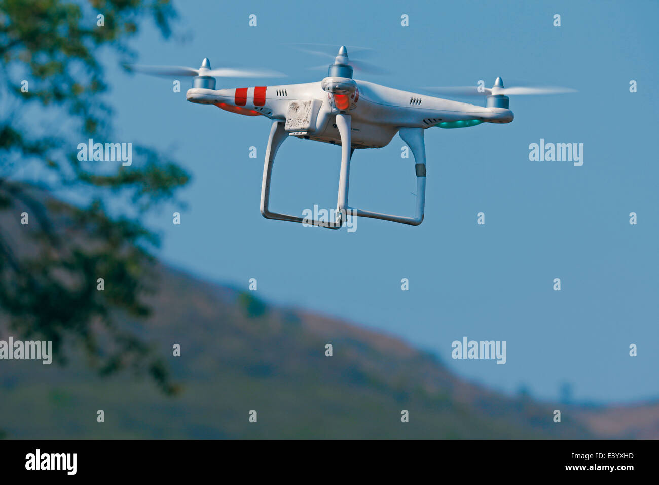 Drohne Hubschrauber Stockfoto