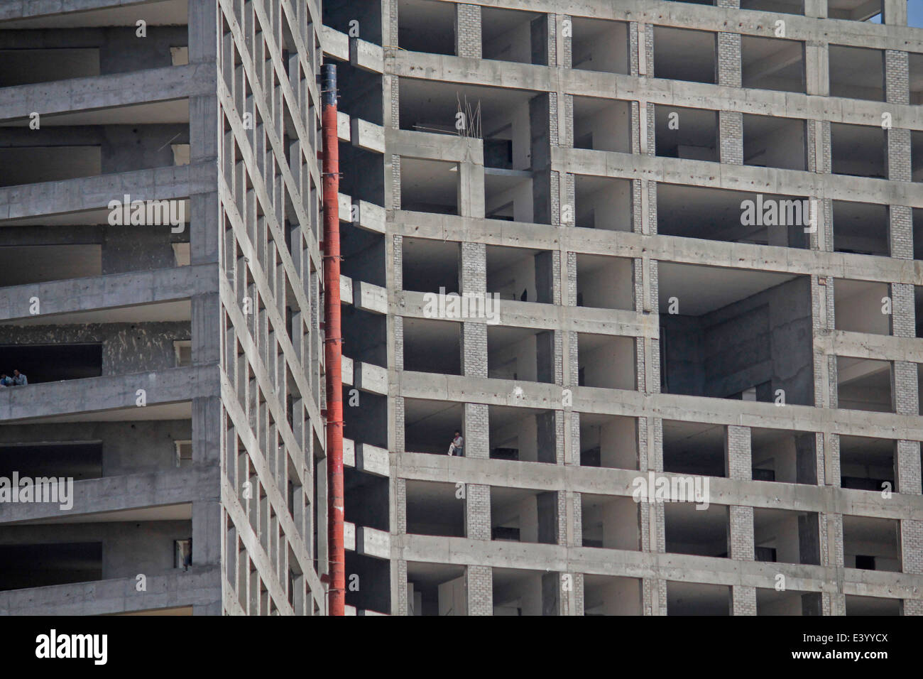 Hochhäuser im Bau Stockfoto