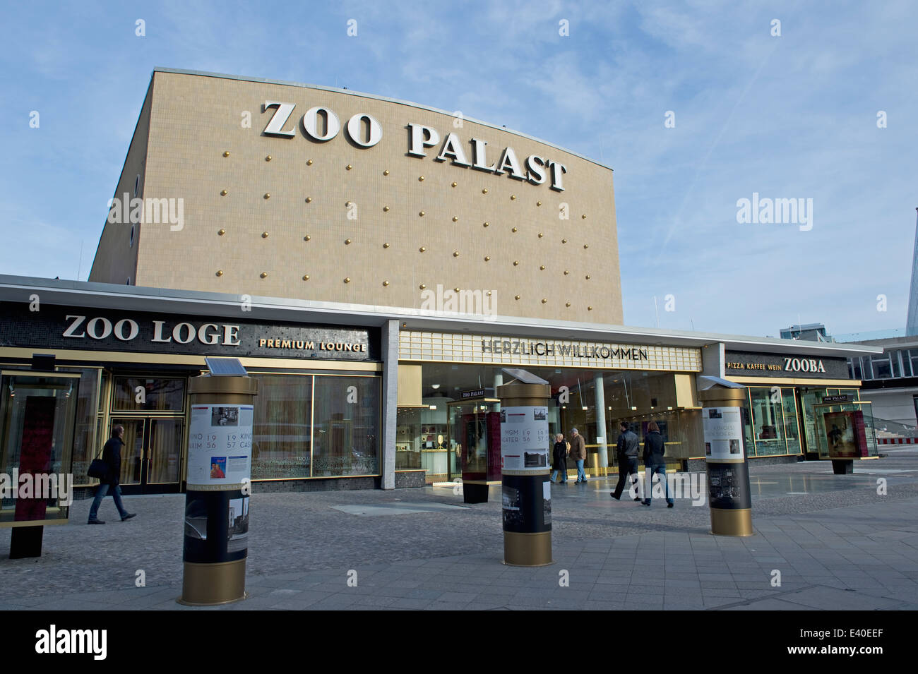 Deutschland, Berlin, Blick zum renovierten Kino 'Zoo Palast' Stockfoto
