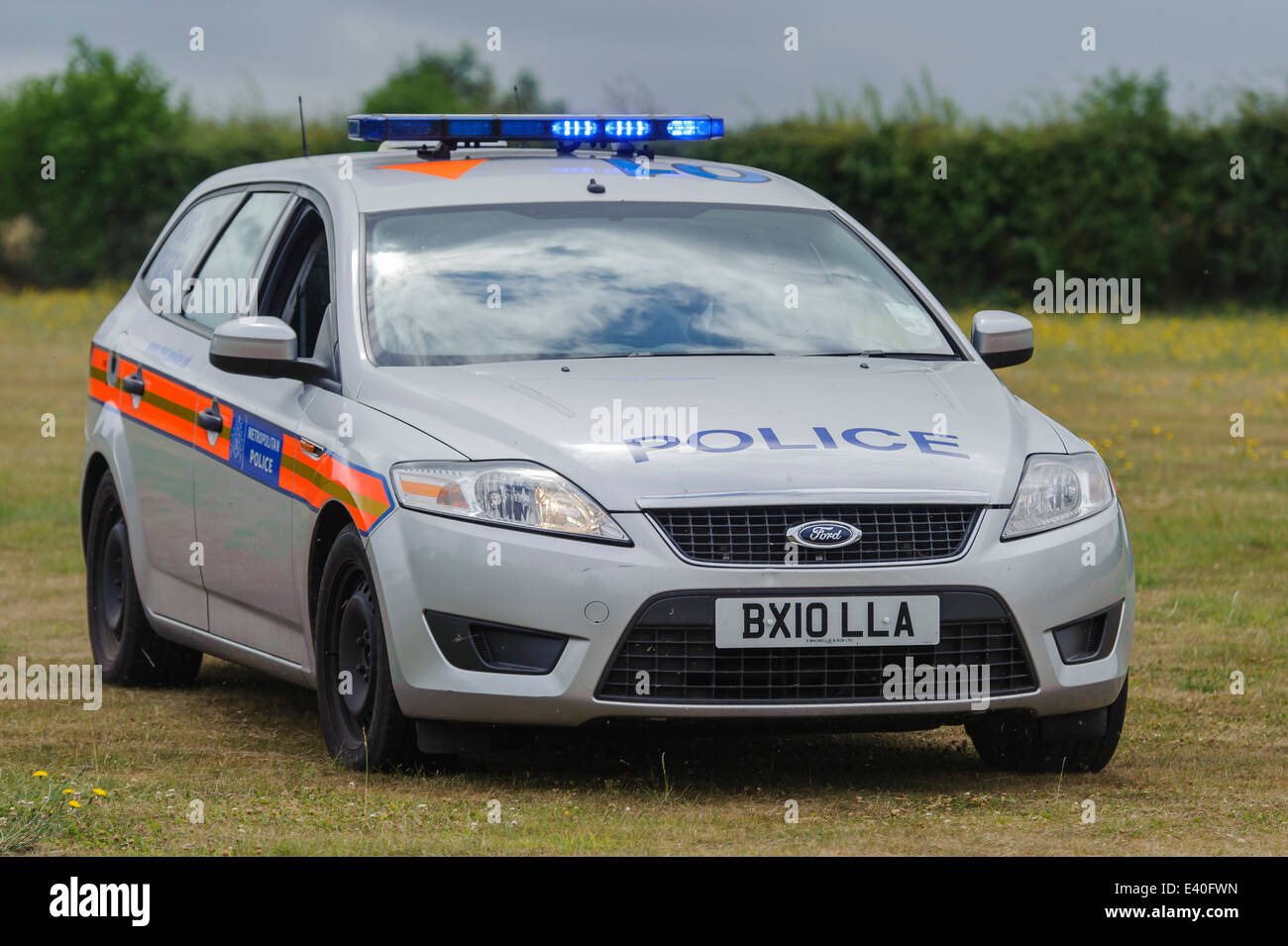 Ein Ford Mondeo Polizeihund Abschnitt Fahrzeug Polizeihund Ausbildungsstätte, Keston, Kent, England, Großbritannien Stockfoto