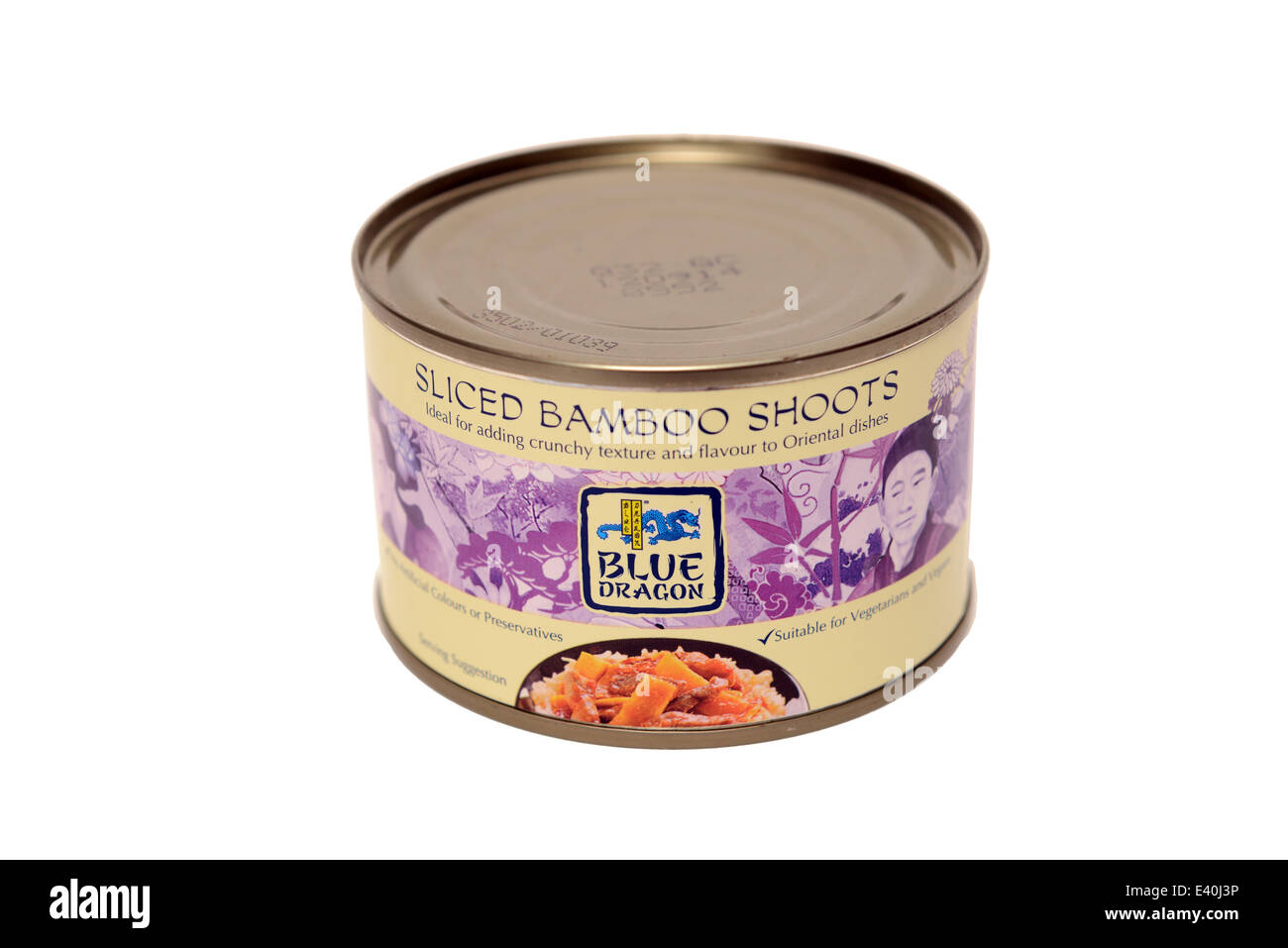 Blue Dragon Bambussprossen in Scheiben Stockfoto