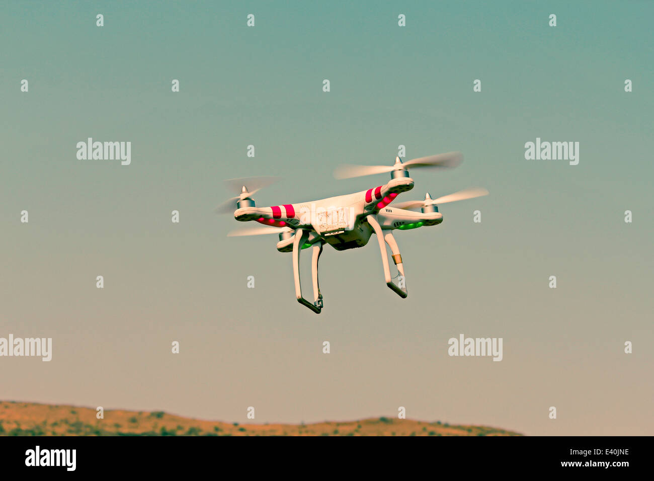 Drohne Hubschrauber Stockfoto