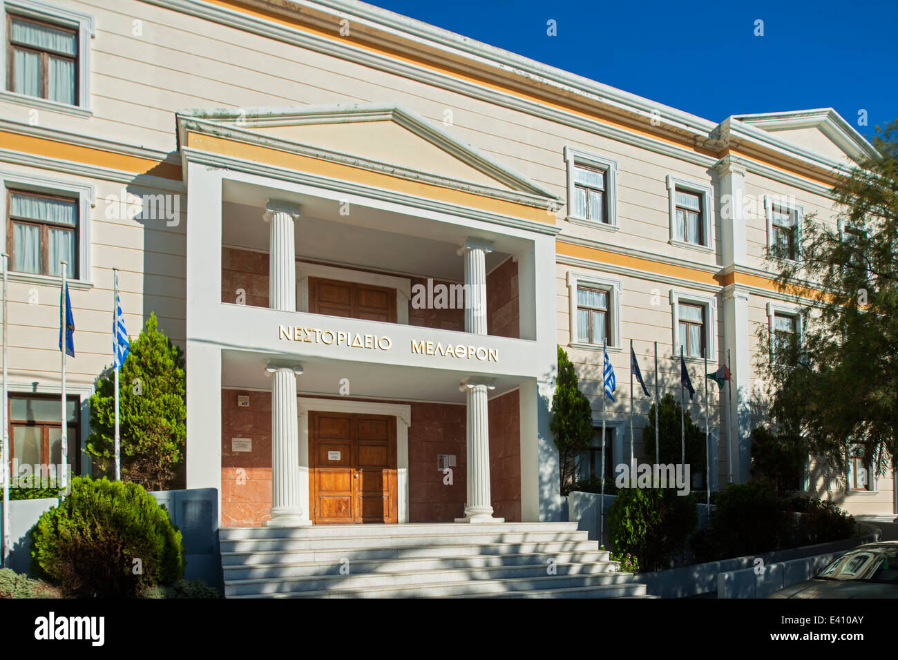 Griechenland, Rhodos-Stadt, Museum Für moderne Griechische Kunst, Nestoridio Melathron der Platia Charitou Stockfoto