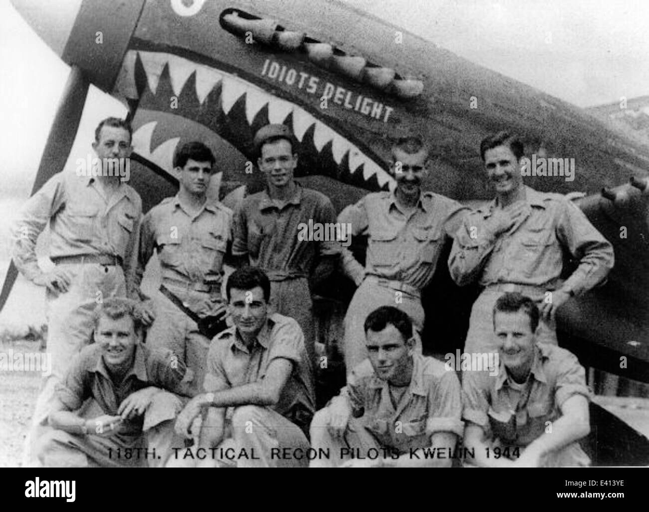 32 - 118. TRS Piloten, Kweilin, Juli 1944 Stockfoto