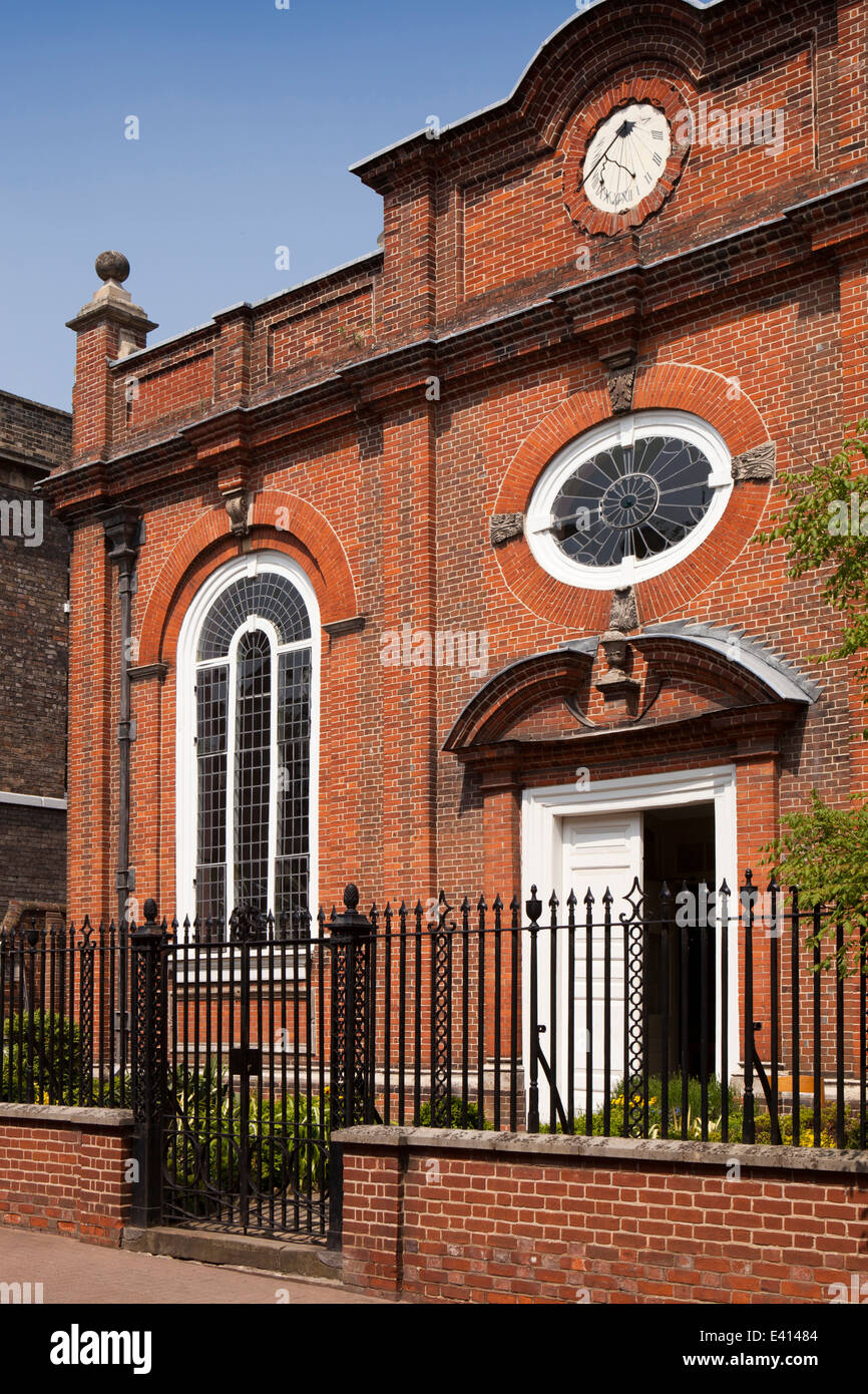 UK England, Suffolk, Bury St Edmunds, Churchgate Street, historische Unitarian Kapelle Stockfoto