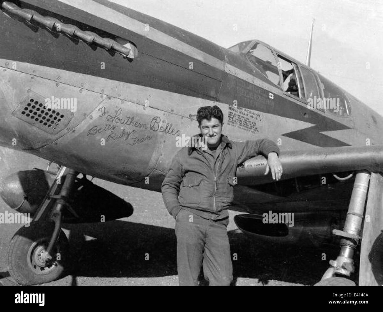 19 - Lt. Dan Mitchell, P-51 C Stockfoto