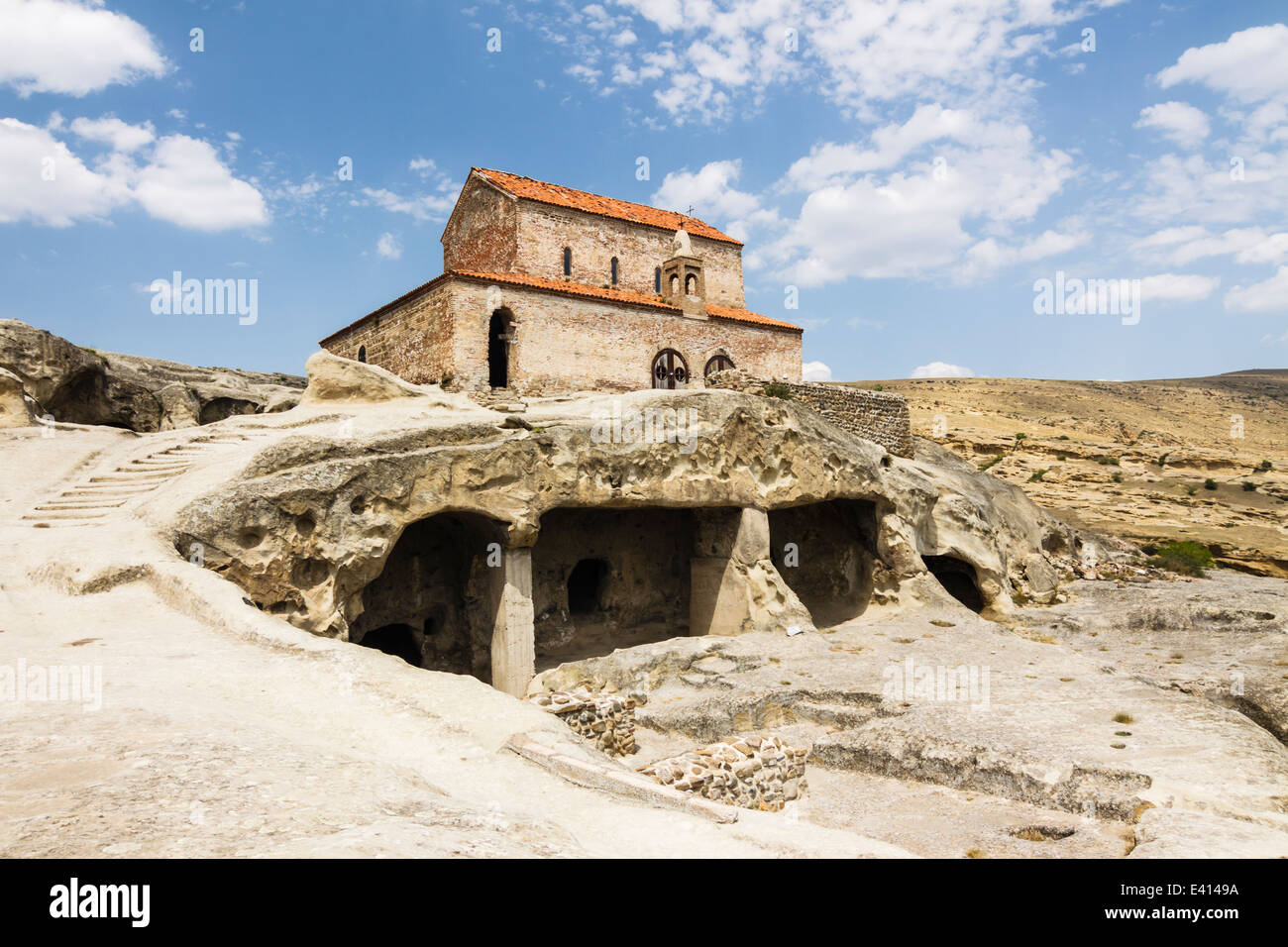 Uplistsikhe Höhlenstadt. Georgien Stockfoto