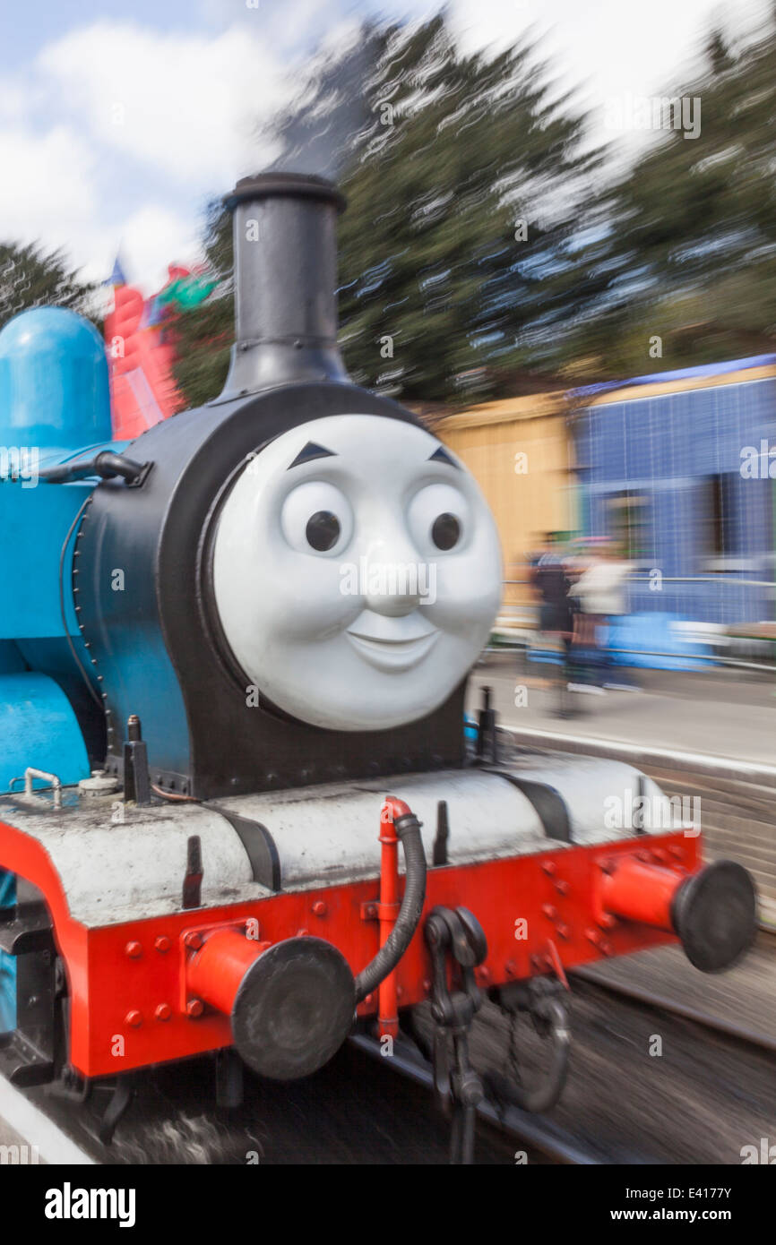 England, Hampshire, Ropely Erbe Bahnhof, Thomas the Tank Engine Stockfoto
