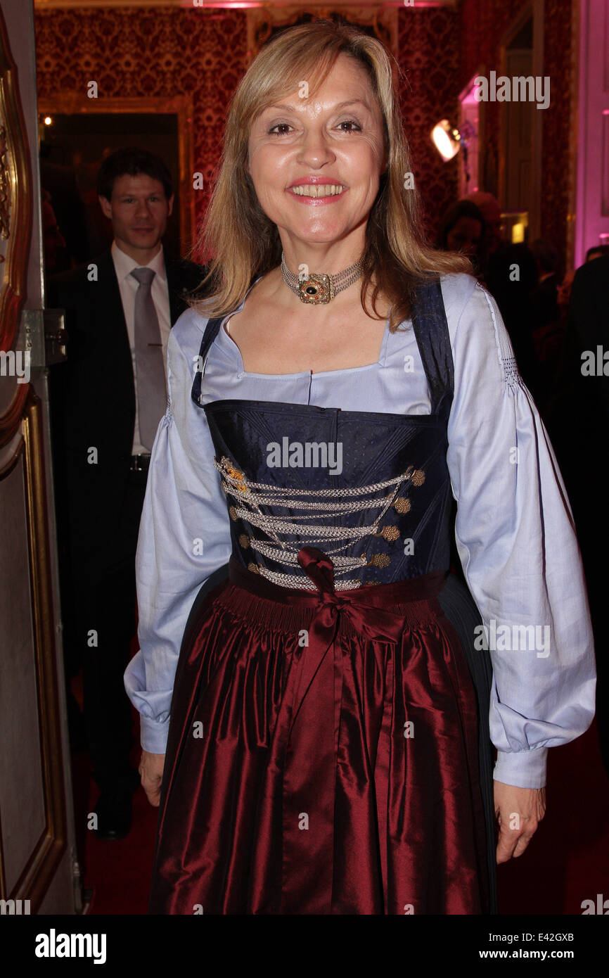 Traditionelle jährliche Neujahrs Empfang der Bayerischen Staatsregierung in Muenchner Residenz.  Mitwirkende: Dr. Beate Merk wo: München wenn: 11. Januar 2014 Stockfoto