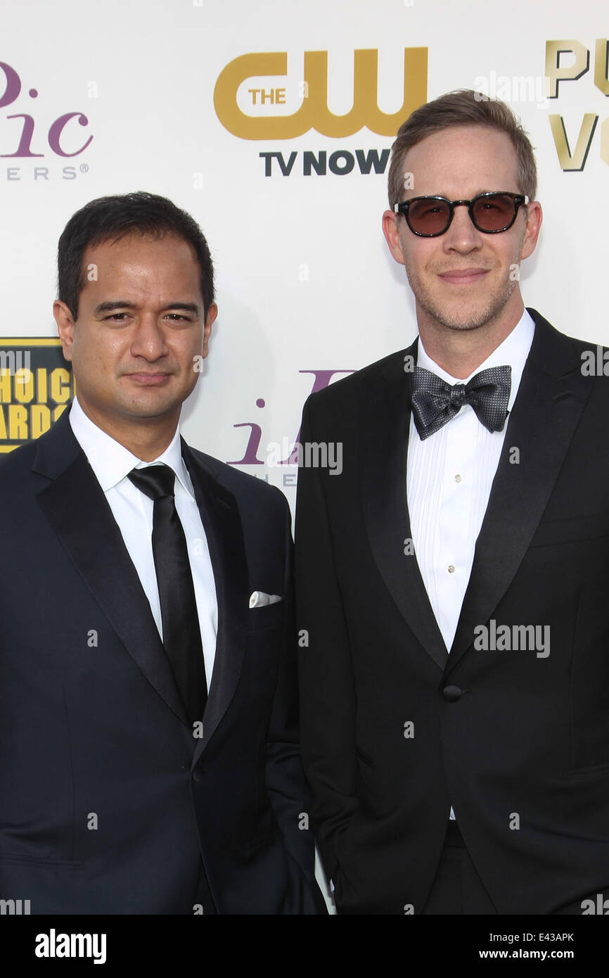 Der 19. Annual Critics' Choice Awards an die Marktschreier Hangar mit: Riza Aziz, Joey McFarland wo: Santa Monica, Kalifornien, Vereinigte Staaten, wann: 16. Januar 2014 Stockfoto