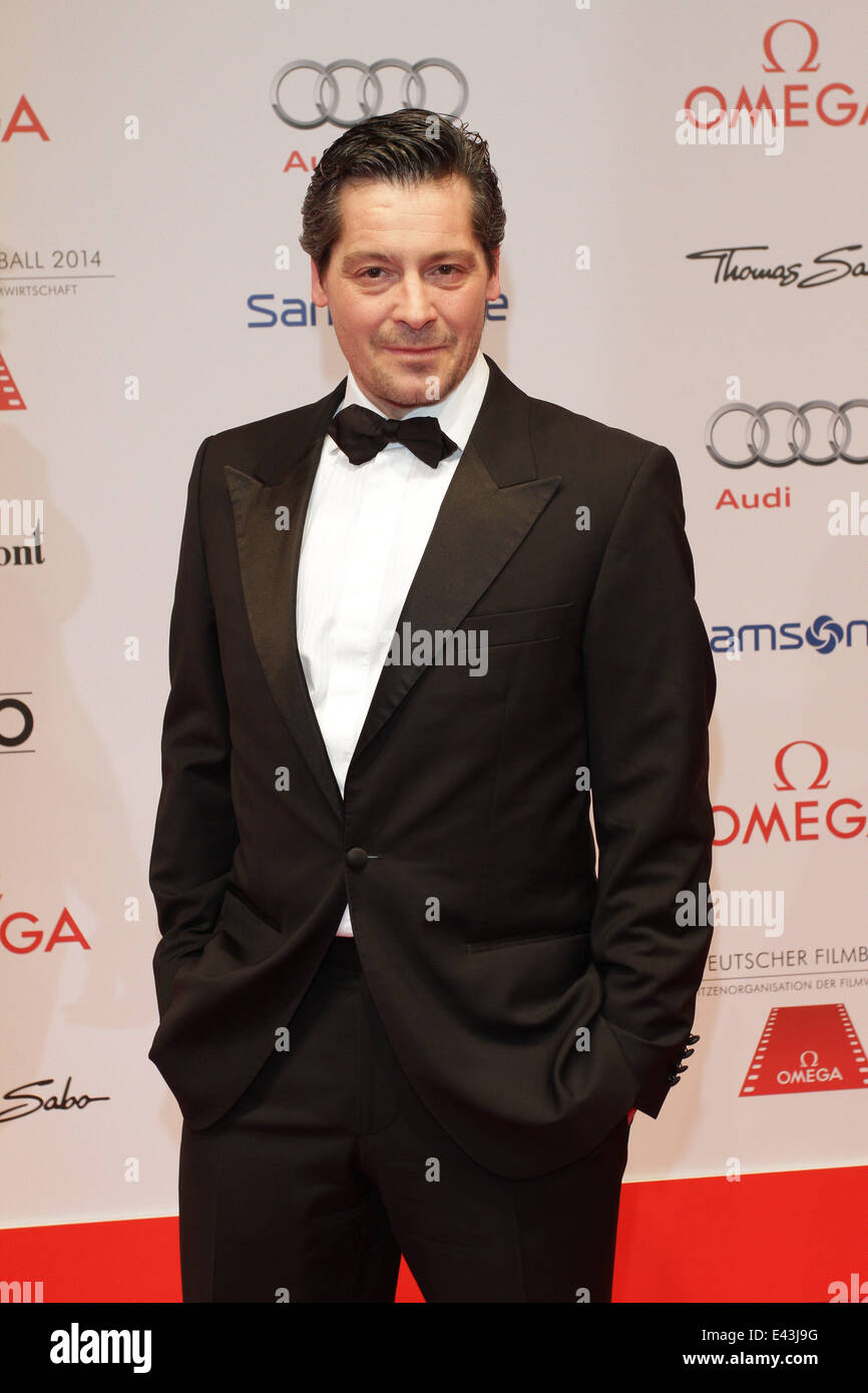 Prominenten Besuch Deutscher Filmball 2014 im Hotel Bayerischer Hof Featuring: Fritz Karl Where: München, Deutschland: 18. Januar 2014 Stockfoto