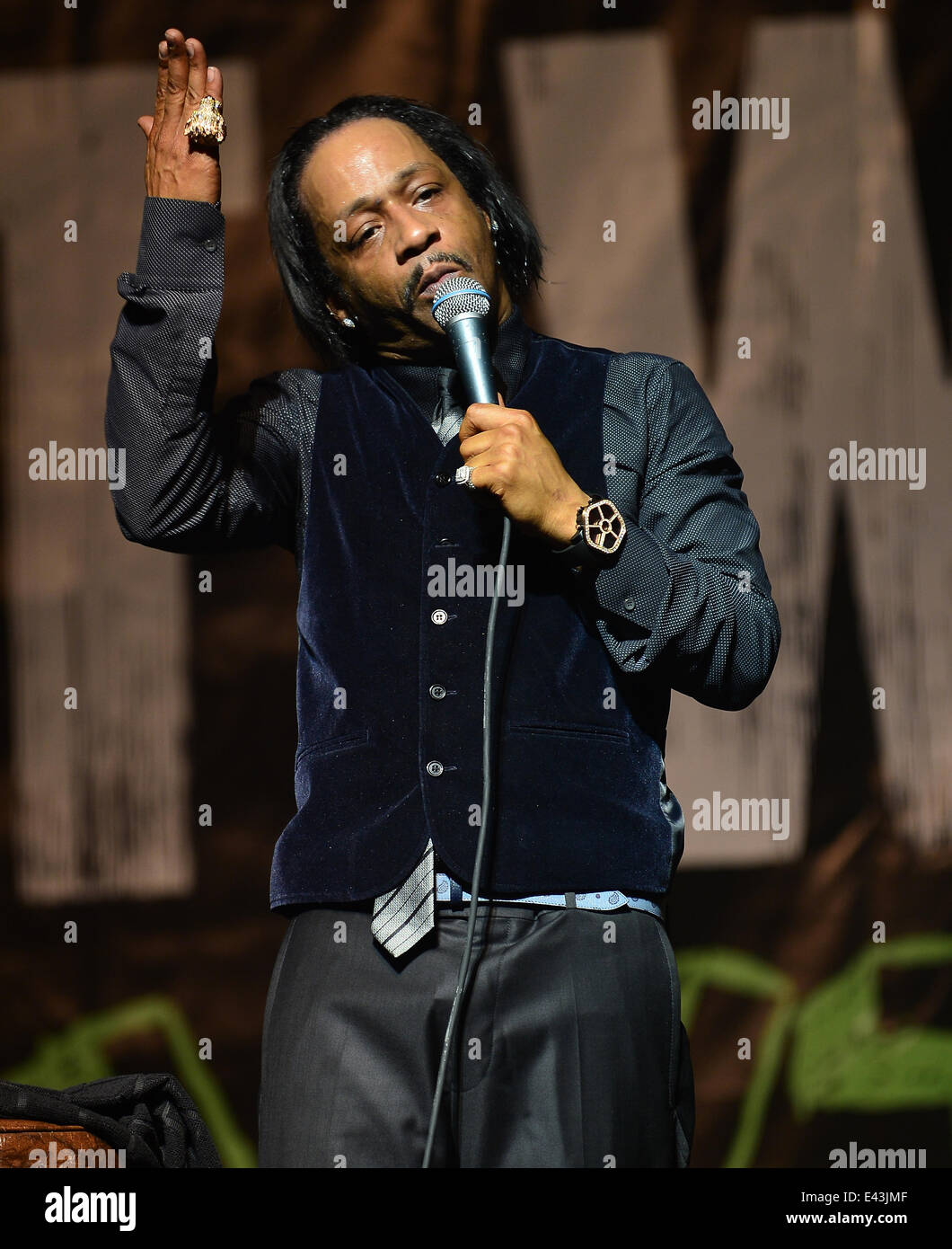 Katt Williams Wachstumsschub Comedy-Tour an der James L Knight Center Featuring: Schauspieler/Comedian Katt Williams wo: Miami, Florida, USA bei: 18. Januar 2014 Stockfoto