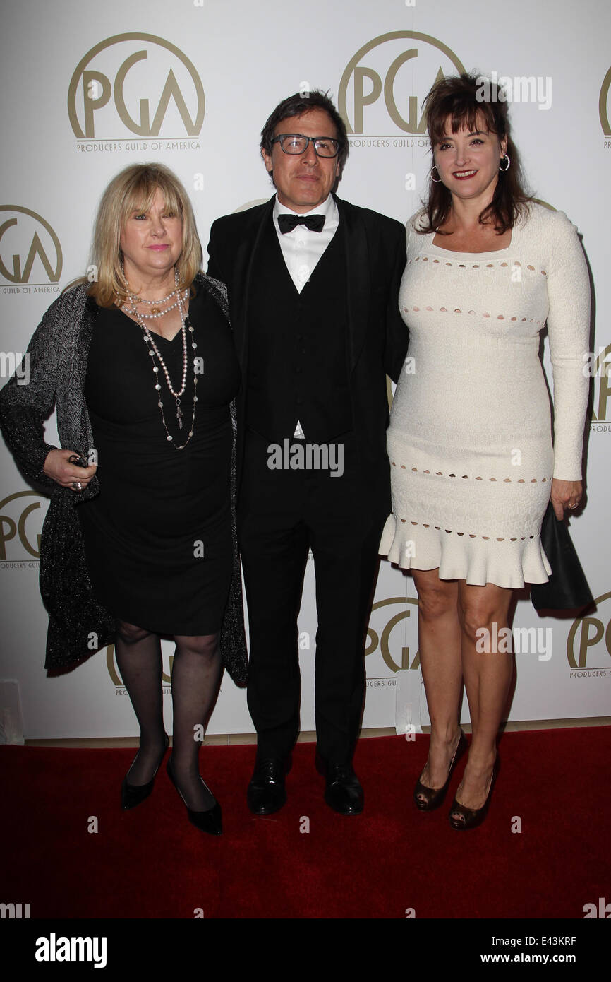 Die 25. jährliche Produzent-Zünft von Amerika Awards im Beverly Hilton Hotel mit: Colleen Camp, David O. Russell, Janet Grillo Where: Beverly Hills, Kalifornien, Vereinigte Staaten, wann: 19. Januar 2014 Stockfoto