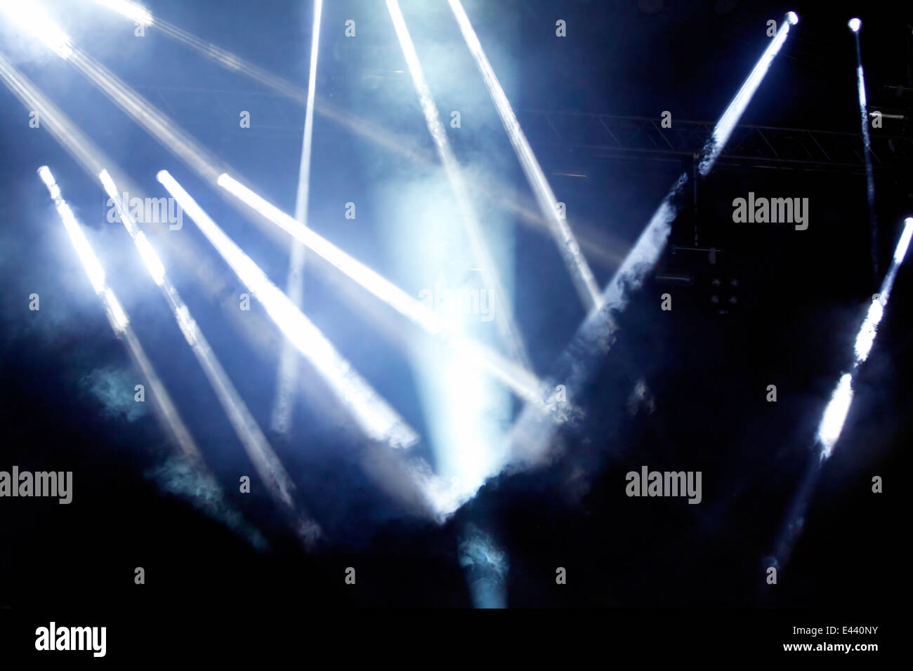 Bühnenbeleuchtung Stockfoto