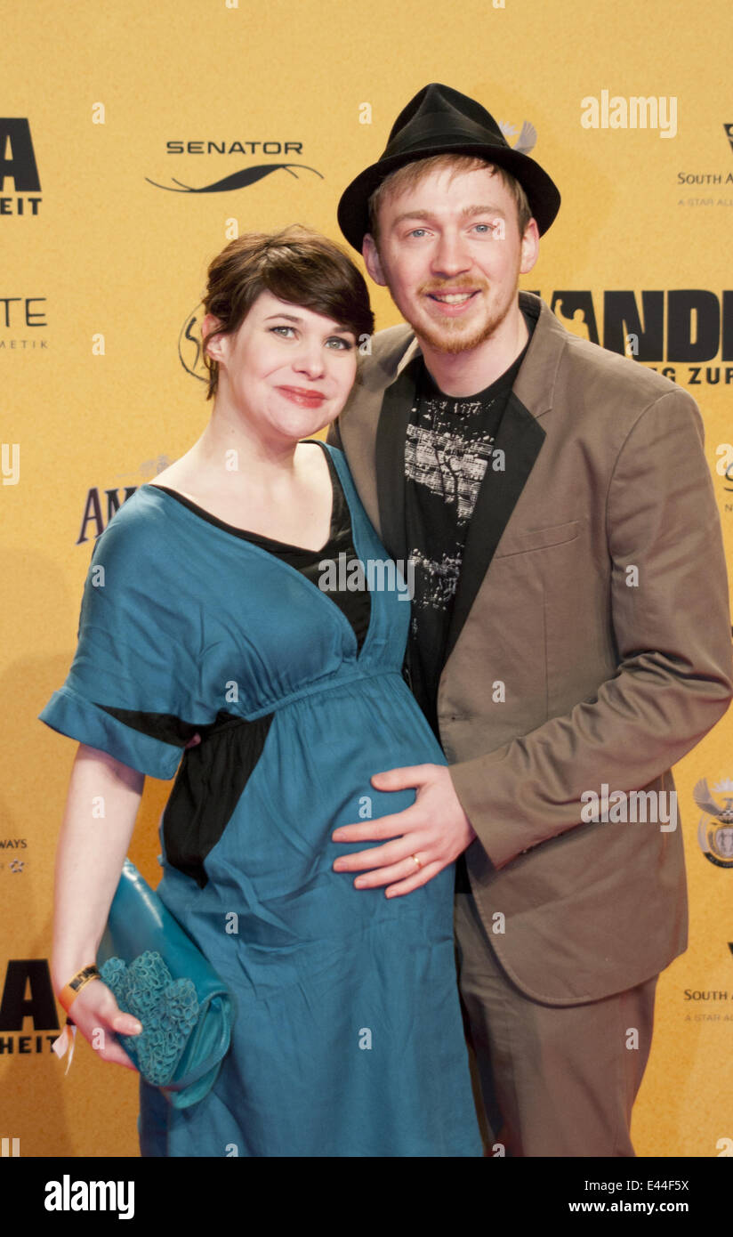 Mandela: Lange zu Fuß zur Freiheit Premiere im Zoopalast Kino Ankunftsbereich mit: Tino Mewes, Jamila Saab wo: Berlin, Deutschland bei: 28. Januar 2014 Stockfoto