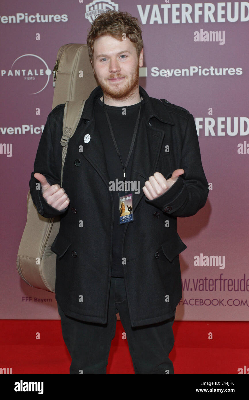 Premiere von Matthias Schweighoefers neuen Film "Vaterfreuden'at Mathaeser Filmpalast Featuring: Ricky Dean Howard Where: München, Deutschland: 30. Januar 2014 Stockfoto