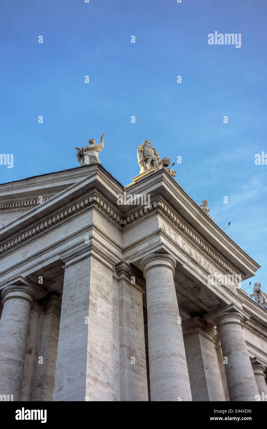 Petersplatz im Vatikan, Italien Stockfoto