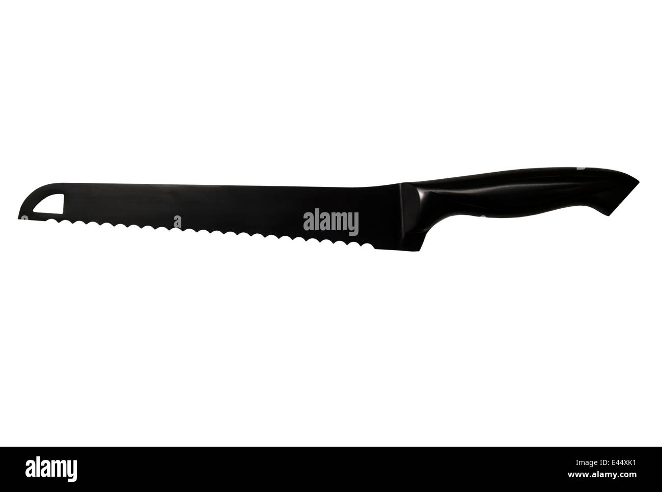 Küchenmesser isoliert auf weißem Hintergrund Stockfoto