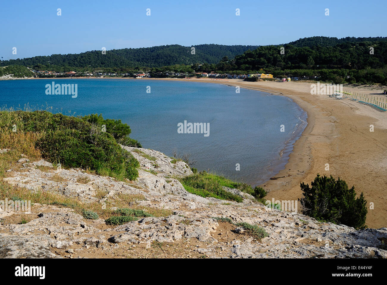 Küste des Gargano-Nationalpark, Apulien, Italien, Europa Stockfoto