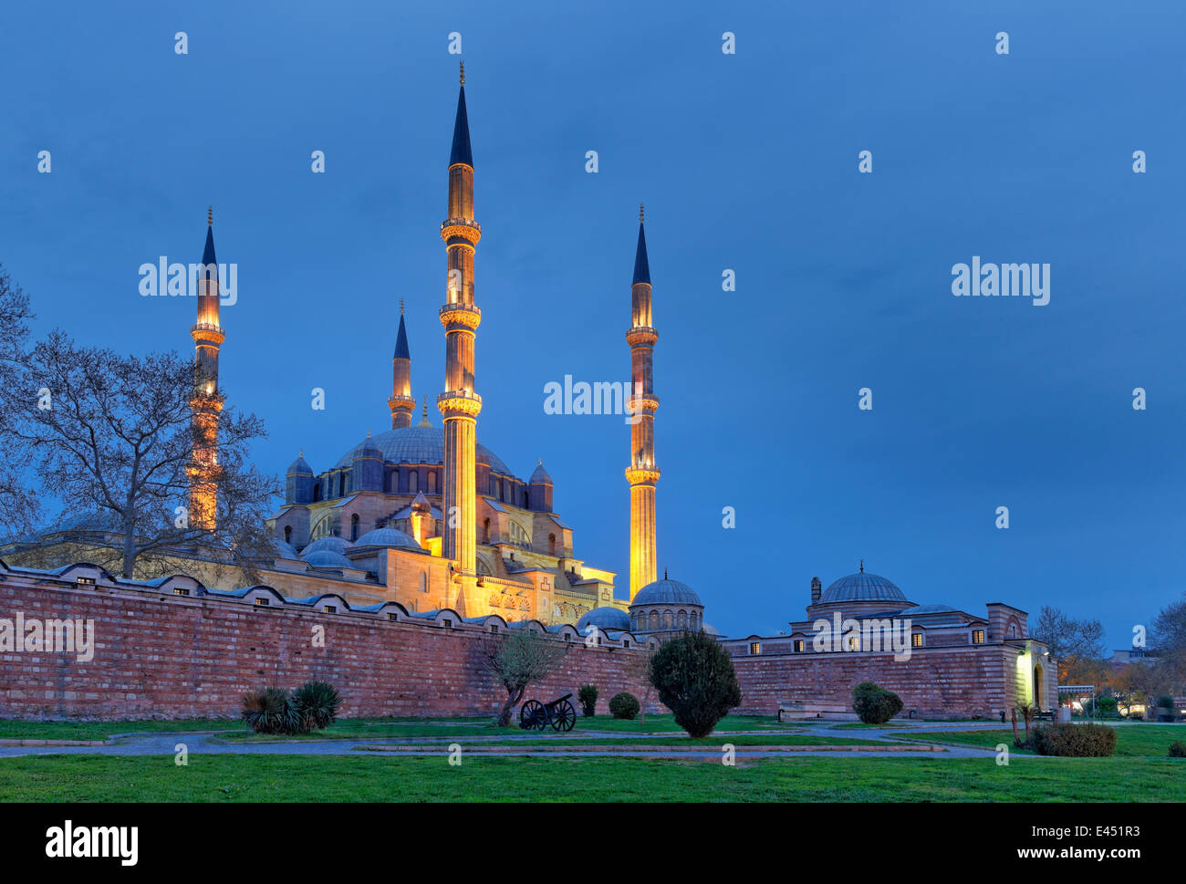 Selimiye-Moschee, erbaut von Mimar Sinan, Edirne, Ost-Thrakien und Marmara Region, Türkei Stockfoto