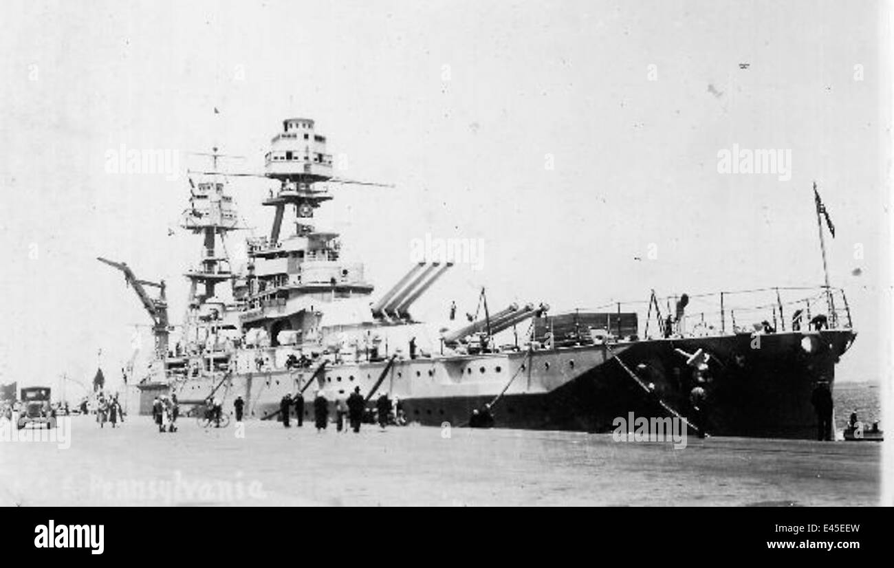 USS Pennsylvania (BB38) 1936 Stockfoto