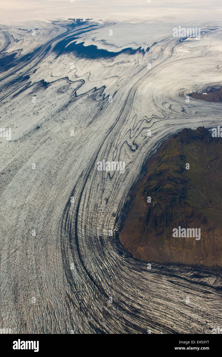 Vatnajökull-Gletscher, Südost-Island, Stockfoto