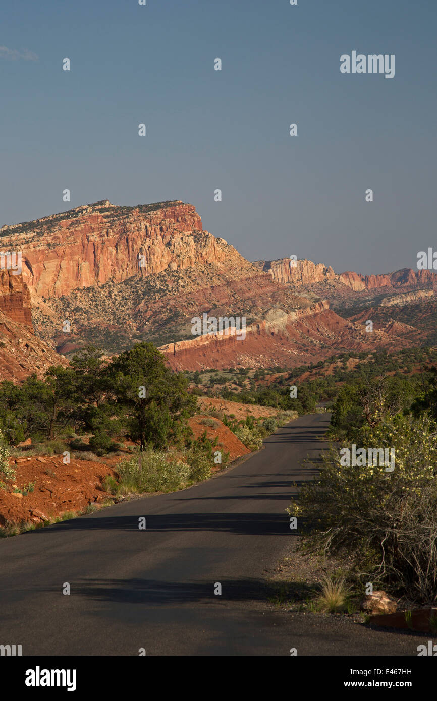 Torrey, Utah - Scenic Drive im Capitol Reef National Park. Stockfoto