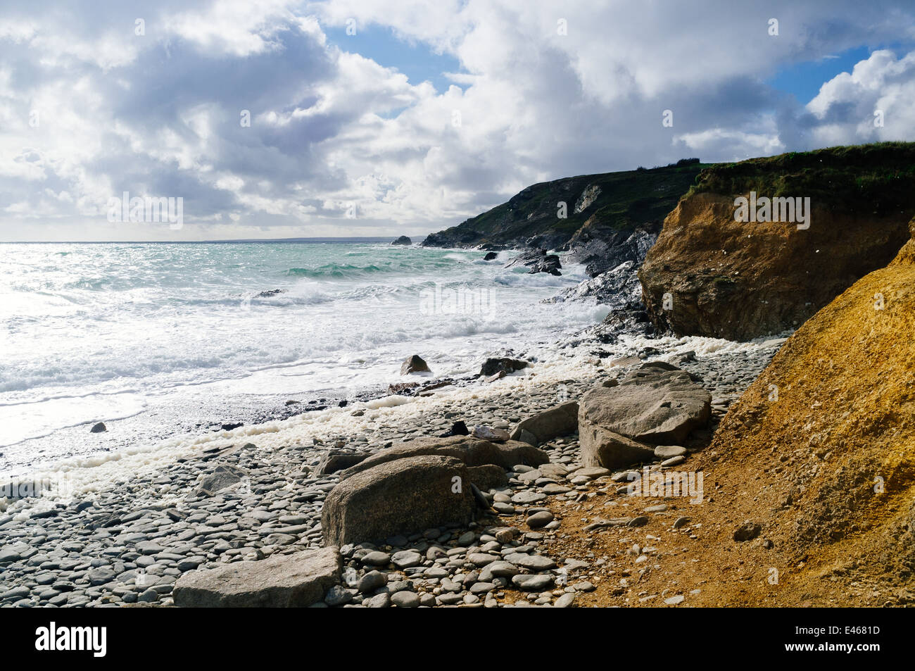 Dollar Cove in Gunwalloe in Cornwall, Großbritannien Stockfoto