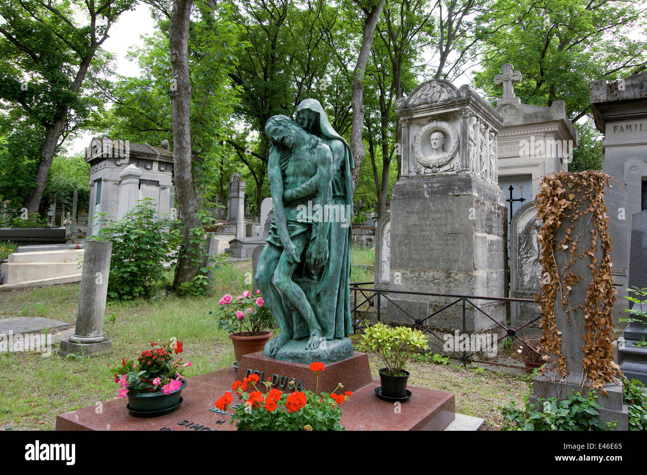 Père Lachaise Friedhof, Paris, Frankreich, Europa Stockfoto