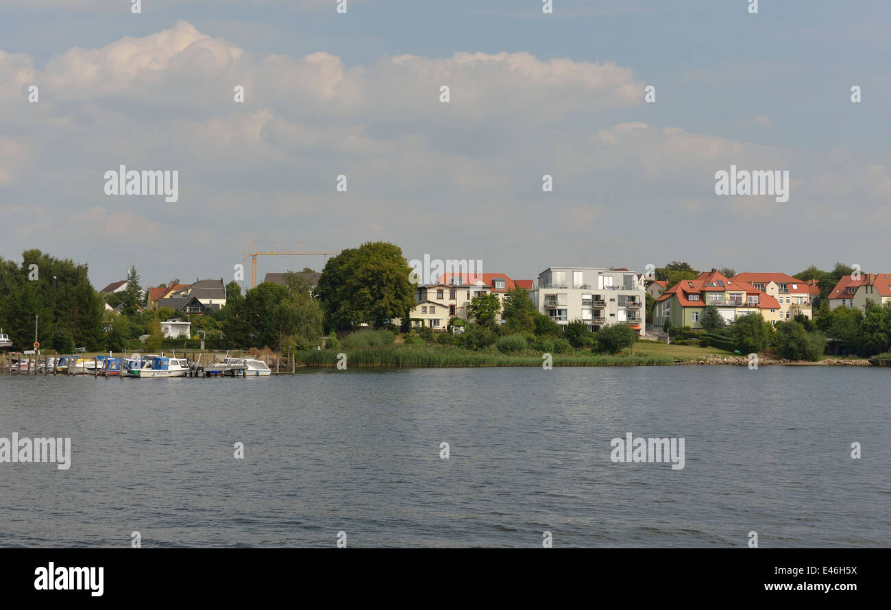 Franken-Teich Lagune Stralsund Deutschland Stockfoto
