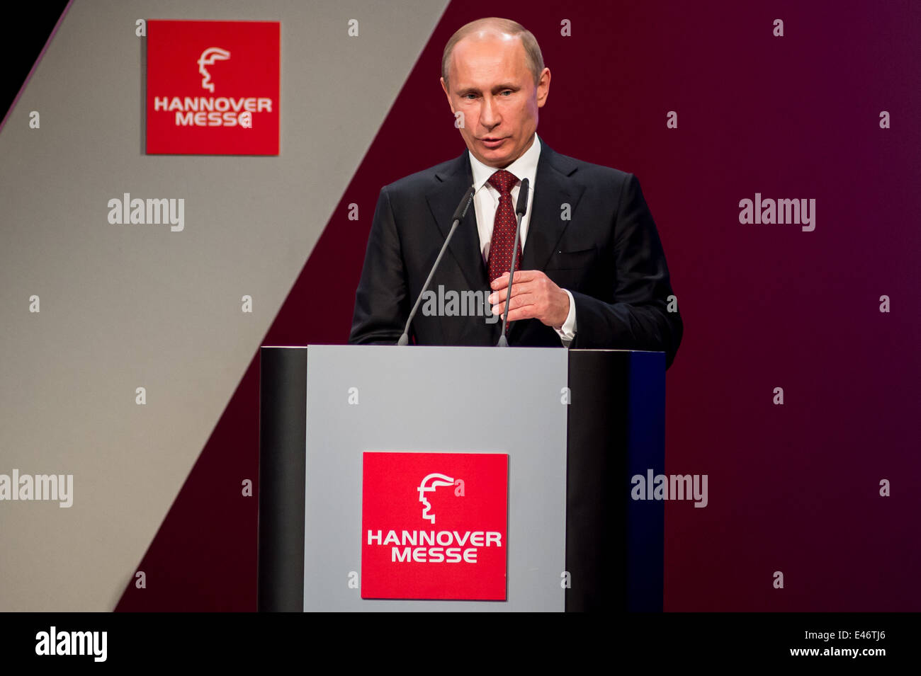Berlin, Deutschland, Vladimir Putin, Präsident der Russischen Föderation Stockfoto