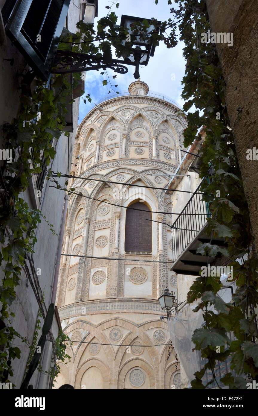 Apsis der Kathedrale von Monreale, Palermo, Sizilien, Italien, Europa Stockfoto