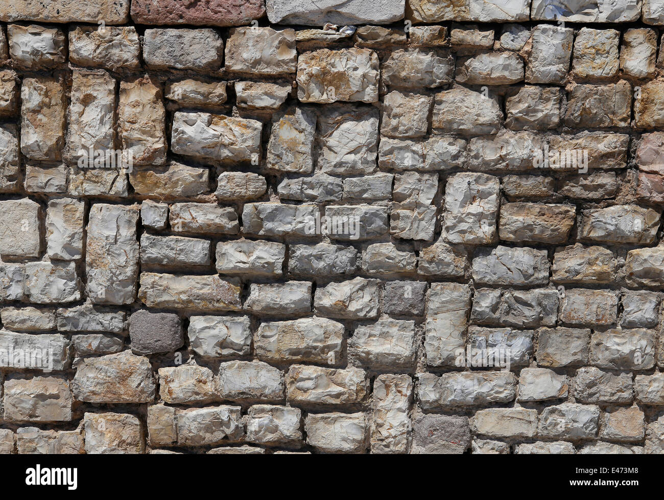 Trockenmauer sehr häufig Baustil in Mallorca, Spanien Stockfoto