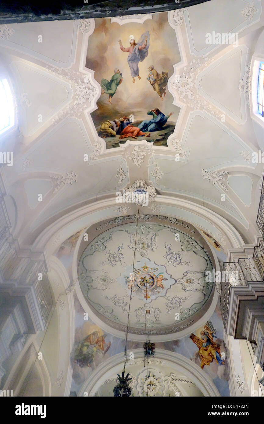 San Pietro Kathedrale Decke Modica - Herrlichkeit von Sizilien Stockfoto