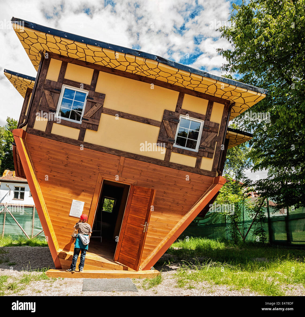 Kopf Haus In Lustigen Parken In Jastrzebia Gora Polen Stockfoto
