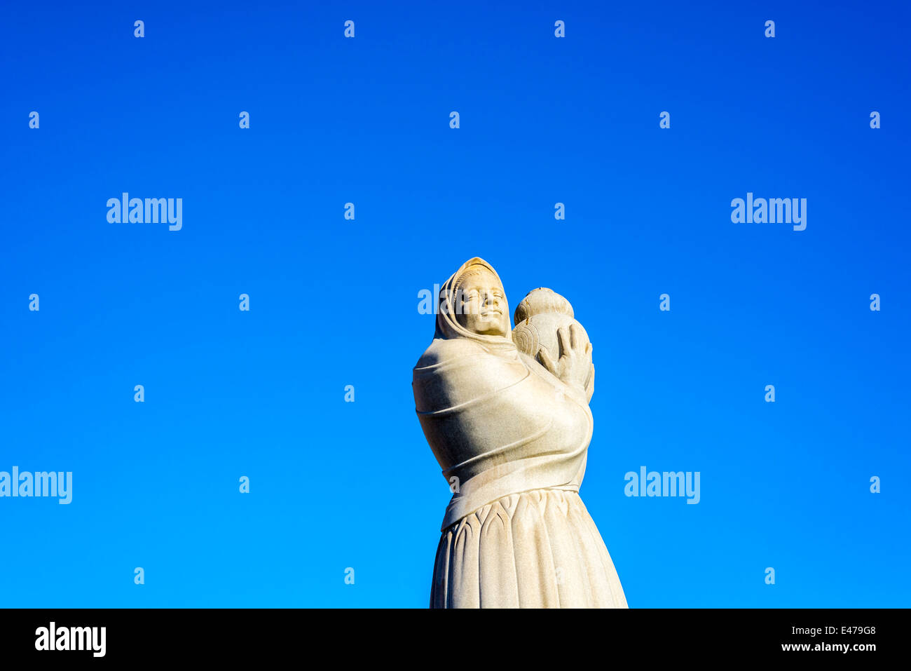 "Hüterin des Wassers" Skulptur. San Diego, California, Vereinigte Staaten von Amerika. Stockfoto