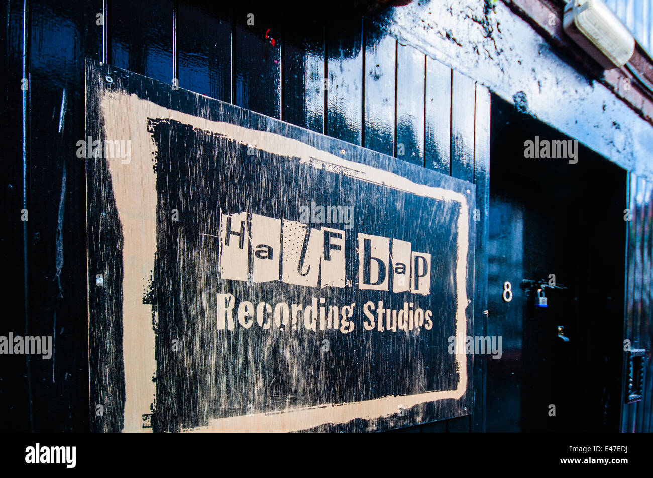 Die halbe Bap Tonstudio, Belfast Stockfoto