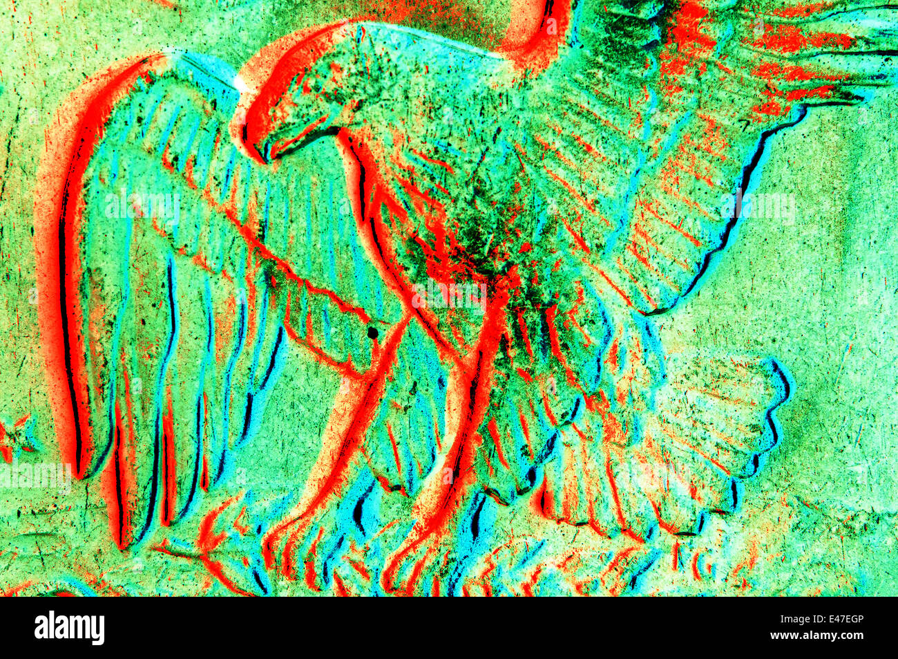 Amerikanischen Eisenhower-Dollar Münze Eagle in Studioumgebung Stockfoto