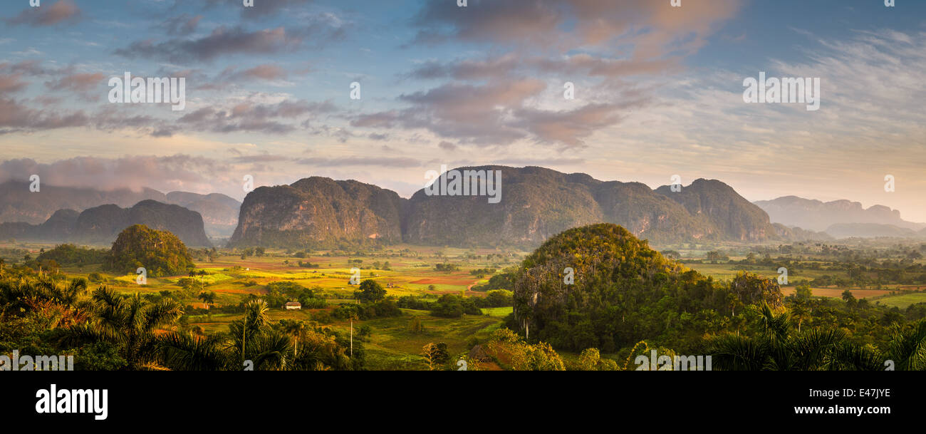 Das Tal von Vinales (Valle de Viñales), Pinar Del Rio, Kuba Stockfoto