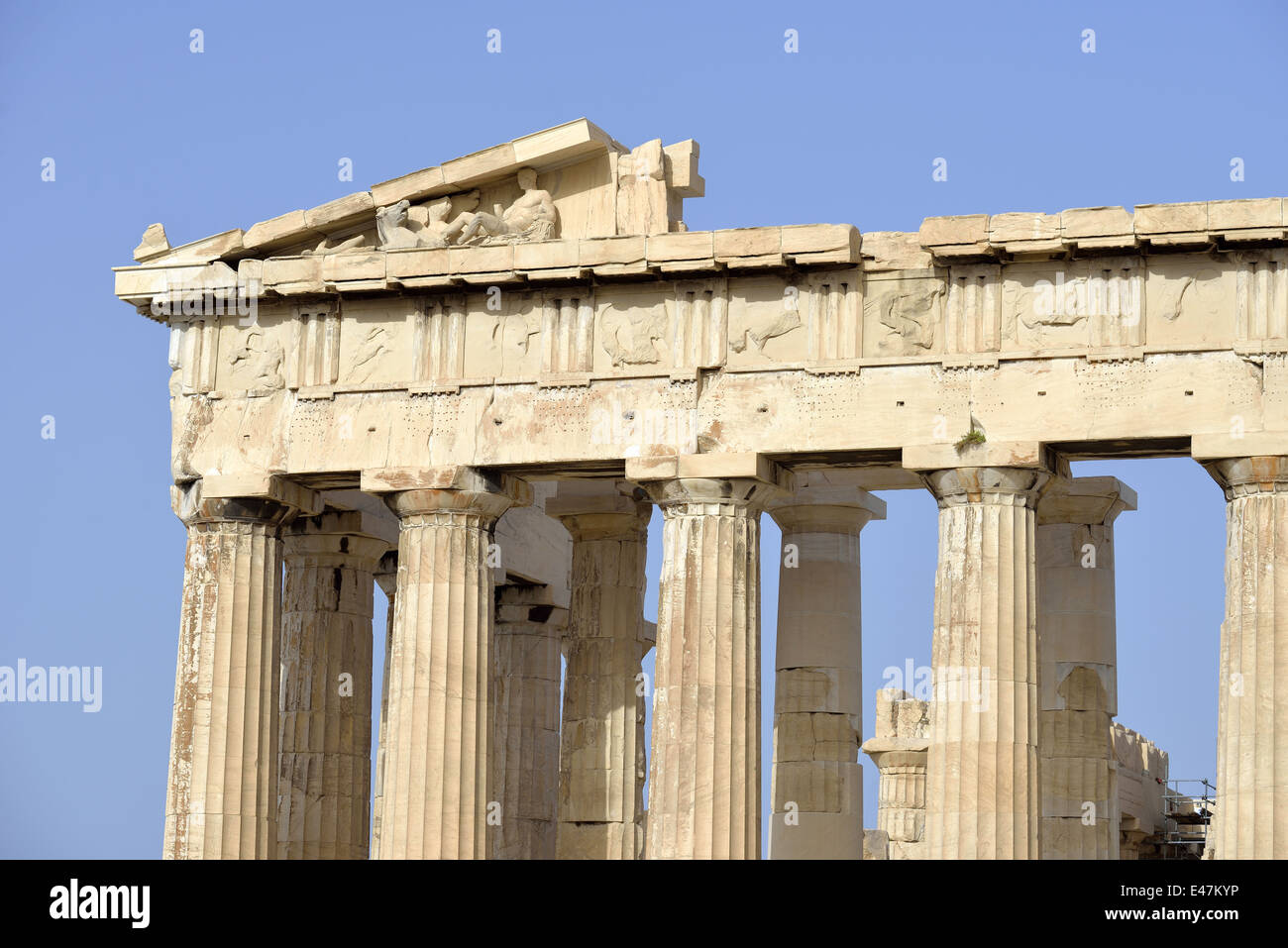 Tempel des Parthenon in Athen, Griechenland-Akropolis Stockfoto