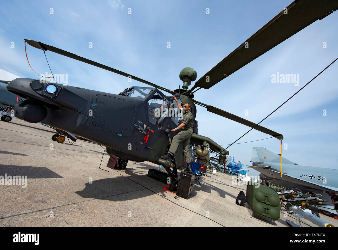 Kampfhubschrauber Eurocopter Tiger Stockfoto
