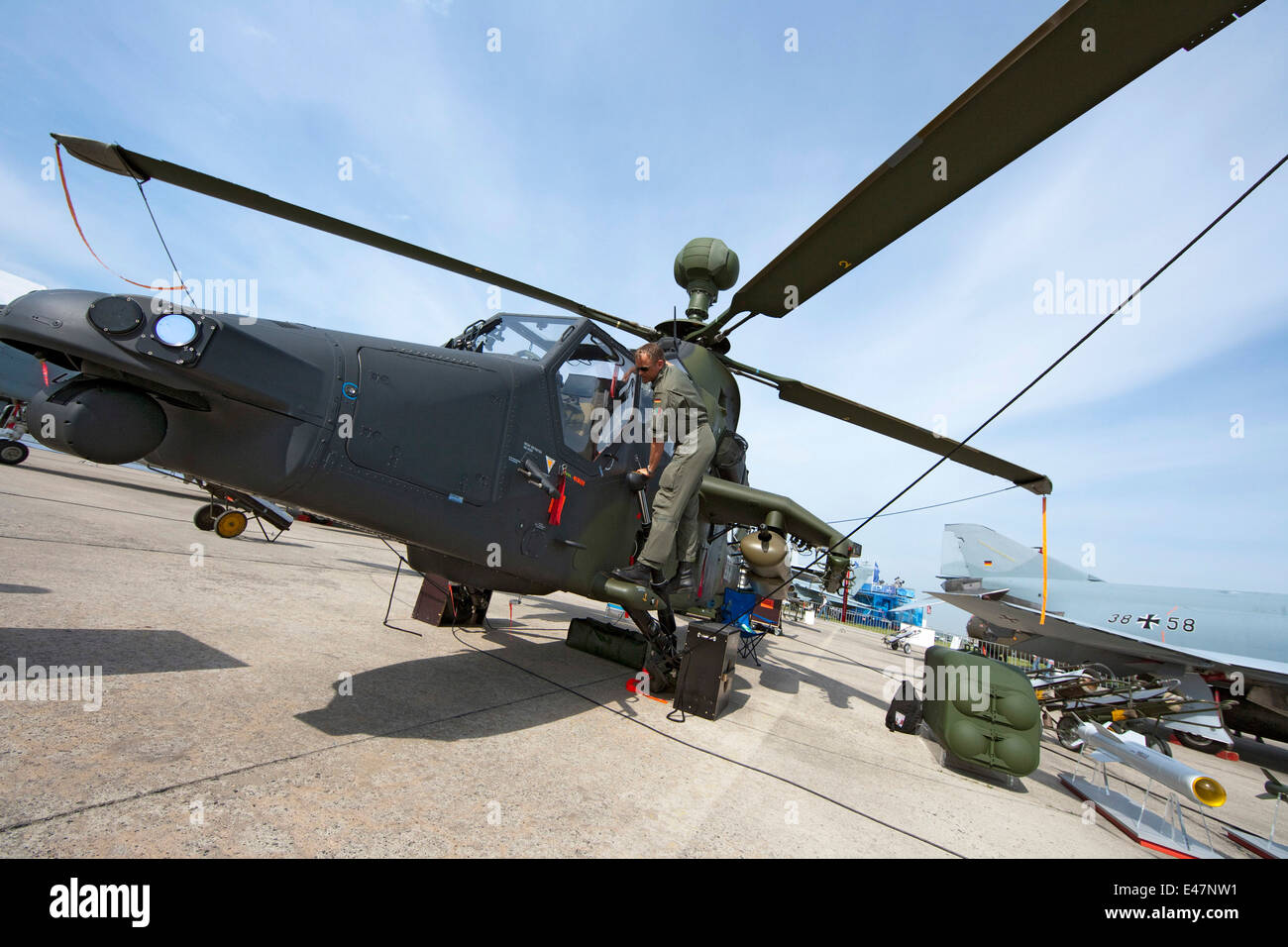 Kampfhubschrauber Eurocopter Tiger Stockfoto