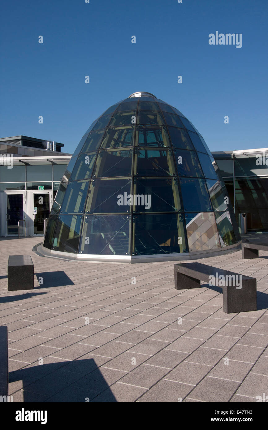 Glaskuppel Auf Dem Dach Des Liverpool Central Library, Merseyside