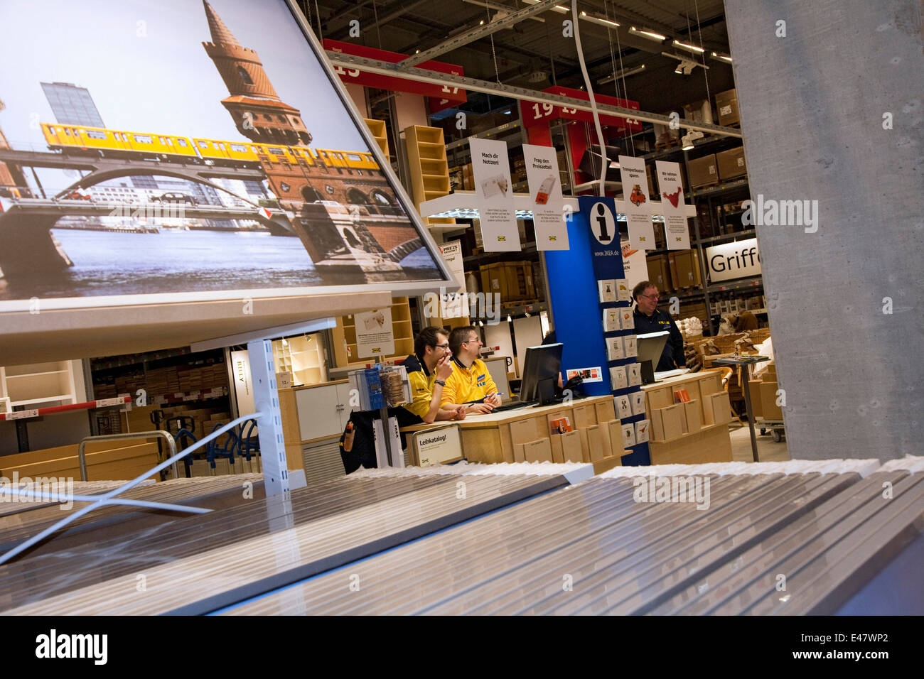 IKEA-Möbelhaus Stockfoto