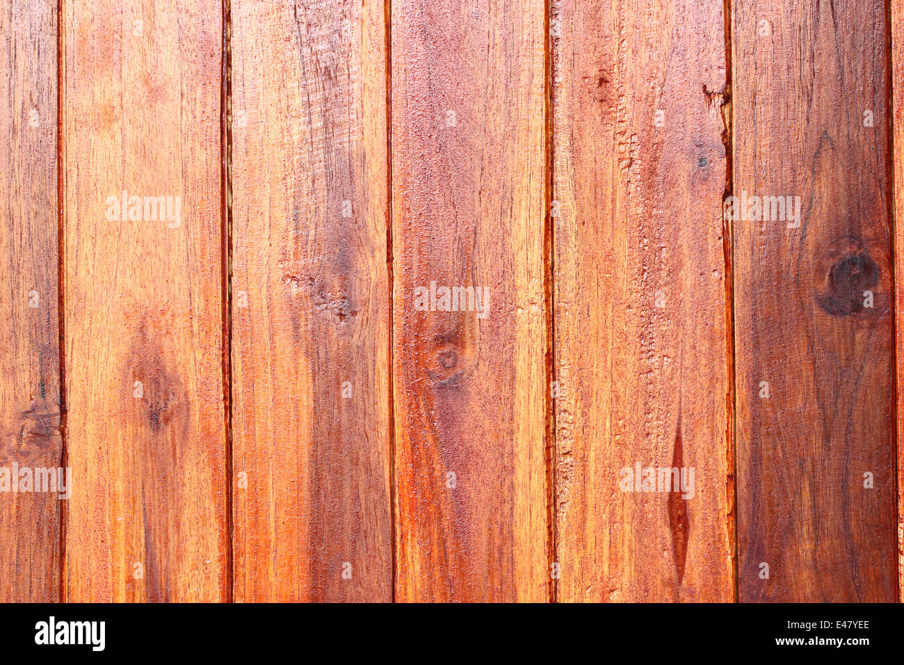 Red Wood texturiert für den Hintergrund. Stockfoto