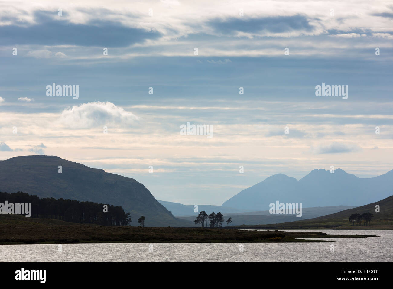 Atemberaubende schottische Landschaft in den westlichen hIghlands von Schottland Stockfoto